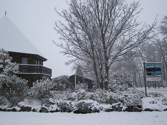 Alpine Lodge Motel in winters