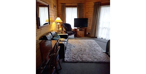 living area in the Superior Balcony Suites