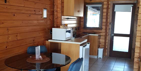 ensuite bathroom of chalet