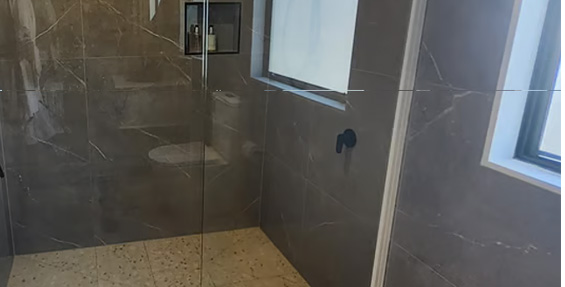 two-person walk-in shower designed for relaxation